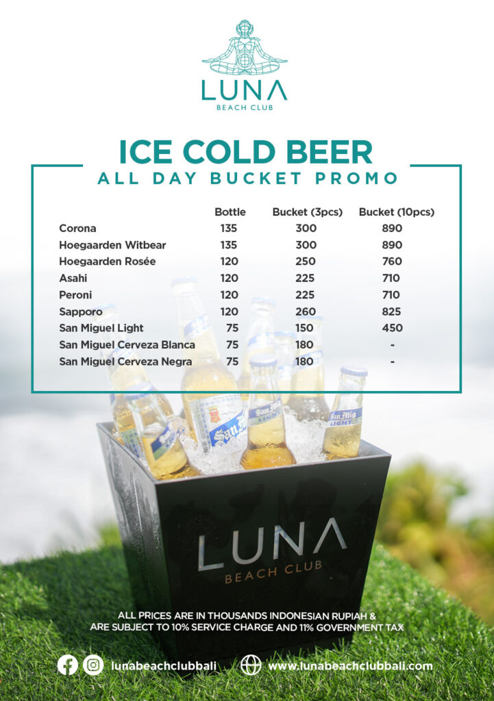 Ice Cold Beer All Day Bucket Promo