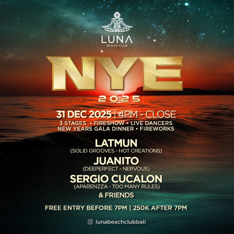 NYE 2025 — Luna Beach Club